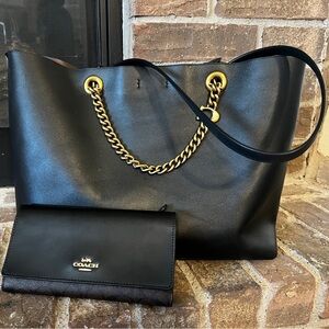 Coach Tote Purse with wallet.